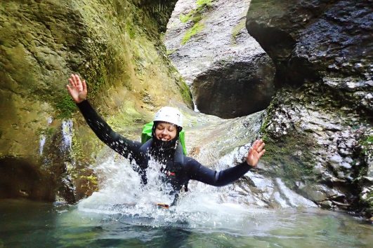 Canyoning in Julian Alps